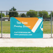 Advertenties voor schildersdiensten van profession spandoek (Insitu)