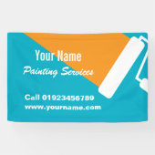 Advertenties voor schildersdiensten van profession spandoek (Horizontaal)