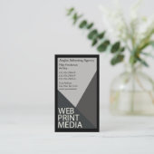 Adverteren agentschap visitekaartje (Staand voorkant)