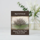 Adverteren Apple Tree in Bloom Briefkaart (Staand voorkant)