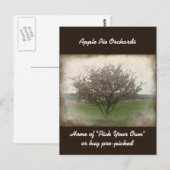 Adverteren Apple Tree in Bloom Briefkaart (Voorkant / Achterkant)