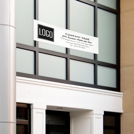 Adverteren banner | Business Logo Promo (Buitenkant Gebouw)