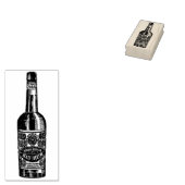 adverteren - Bay Rum fles Rubberstempel (Gestempeld)