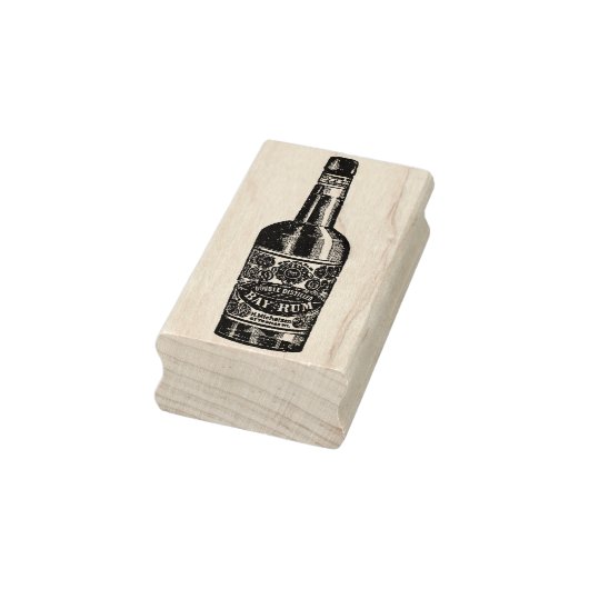 adverteren - Bay Rum fles Rubberstempel (Stempel)