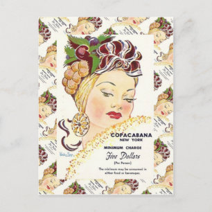 adverteren, Copacabana, New York Briefkaart