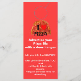 Adverteren DEUR HANGER-labels