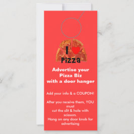 Adverteren DEUR HANGER-labels