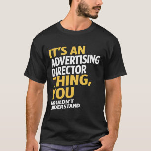 Adverteren directeur t-shirt