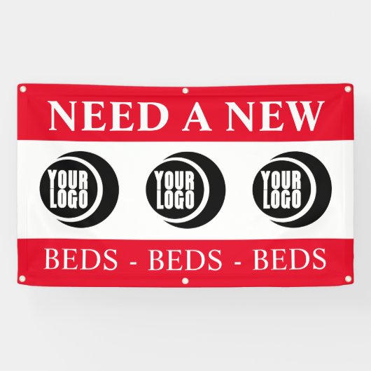 adverteren en logo spandoek (Horizontaal)