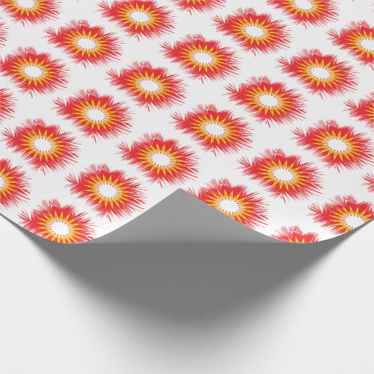 Adverteren explosie cadeaupapier (Hoek)