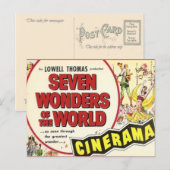  adverteren, film; Seven Wonders Briefkaart (Voorkant / Achterkant)
