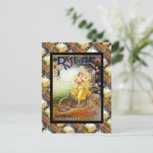 Adverteren, Franse fietsen Briefkaart (Staand voorkant)