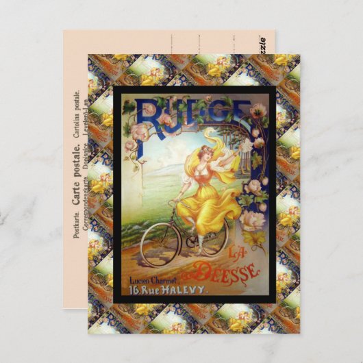 Adverteren, Franse fietsen Briefkaart (Voorkant / Achterkant)