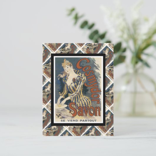  adverteren, Franse zeep Briefkaart (Staand voorkant)