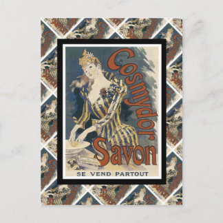 adverteren, Franse zeep Briefkaart