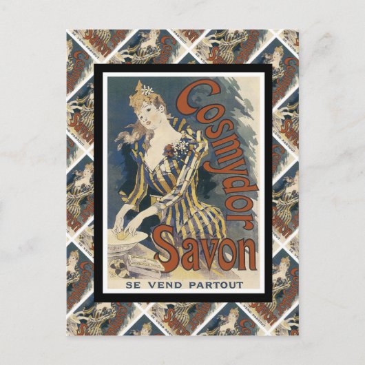  adverteren, Franse zeep Briefkaart (Voorkant)