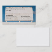 Adverteren het Visitekaartje van het Bedrijf (Voorkant / Achterkant)