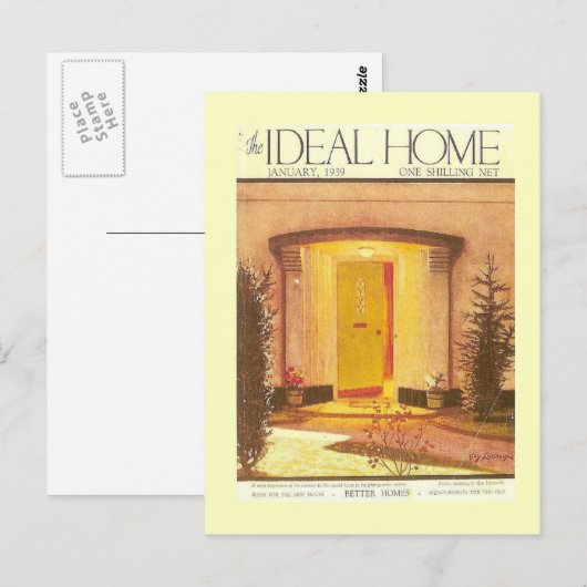 adverteren, ideaal startpunt 1935 briefkaart (Voorkant / Achterkant)