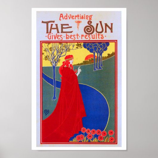 Adverteren in de Zon, 1896  Poster (Voorkant)