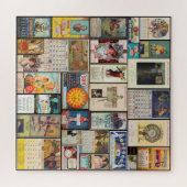 ADVERTEREN KALENDERCOLLAGE, VERPAKT! LEGPUZZEL (Horizontaal)