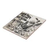  Adverteren kippenvoer Tegeltje (Zijkant)