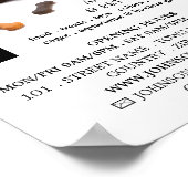 Adverteren klappups, huiswinkel en brommers poster (Hoek)