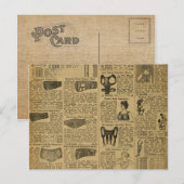  Adverteren krant Achtergrond Briefkaart (Voorkant / Achterkant)