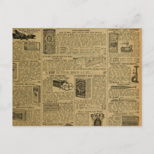  Adverteren krant Chicken Farmer Briefkaart