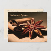  Adverteren, kruiden en specerijen Briefkaart (Voorkant / Achterkant)