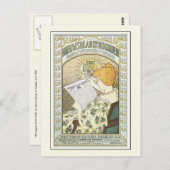  Adverteren Kunst: Nederlandse krant Briefkaart (Voorkant / Achterkant)