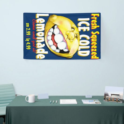 Adverteren limonadestandaard Spandoek (Beurs)