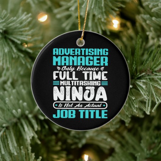 Adverteren Manager Functietitel Beroepsvaardighede Keramisch Ornament (Boom)