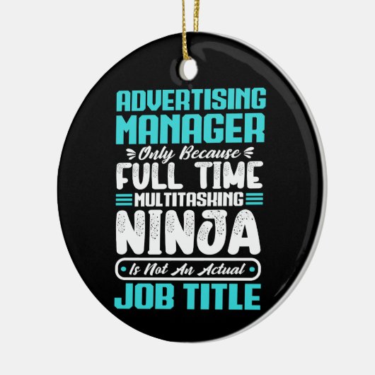 Adverteren Manager Functietitel Beroepsvaardighede Keramisch Ornament (Links)