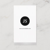 Adverteren Manager - Zwart wit reinigen Visitekaartje (Achterkant)