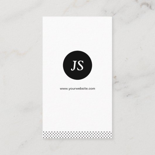 Adverteren Manager - Zwart wit reinigen Visitekaartje (Achterkant)