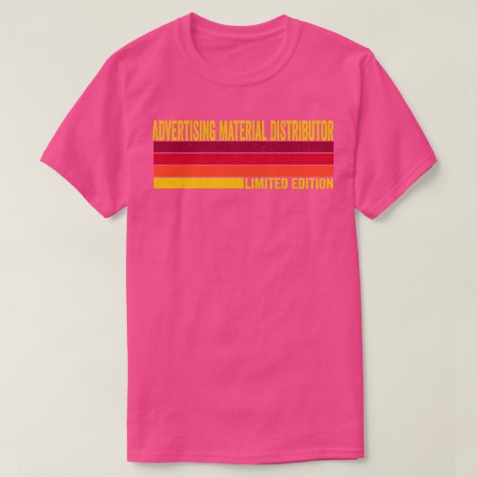 Adverteren materiaalverdeler t-shirt (Design voorkant)