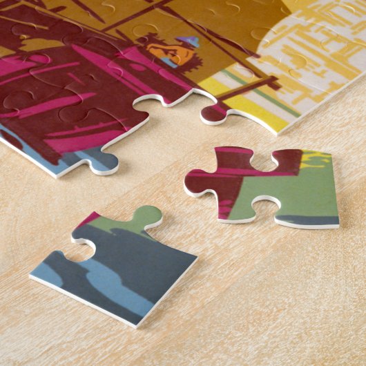  Adverteren Northwest Airlines-Poster Legpuzzel (Zijkant)