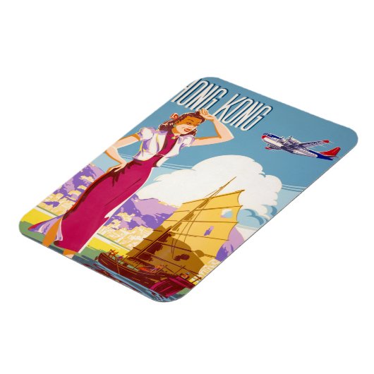  Adverteren Northwest Airlines-Poster Magneet (Linkerzijde)