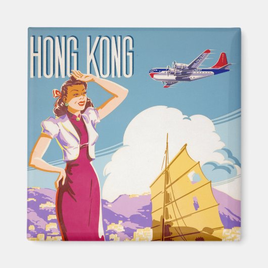  Adverteren Northwest Airlines-Poster Magneet (Voorkant)