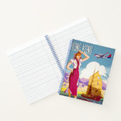  Adverteren Northwest Airlines-Poster Notitieboek (Binnen)