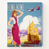  Adverteren Northwest Airlines-Poster Notitieboek (Achterkant)