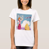  Adverteren Northwest Airlines-Poster T-shirt (Voorkant)