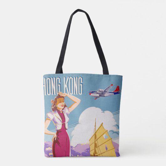  Adverteren Northwest Airlines-Poster Tote Bag (Achterkant)