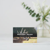 Adverteren over Game Deer Animal Processing Compan Visitekaartje (Staand voorkant)