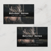 Adverteren over Game Deer Animal Processing Compan Visitekaartje (Voorkant / Achterkant)