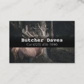 Adverteren over Game Deer Animal Processing Compan Visitekaartje (Voorkant)