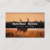 Adverteren over Game Deer Animal Processing Compan Visitekaartje (Voorkant)