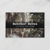 Adverteren over Game Deer Animal Processing Compan Visitekaartje (Voorkant)