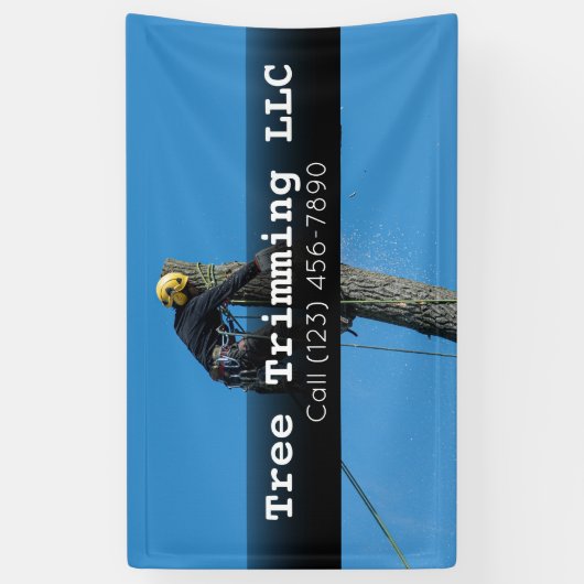 Adverteren over snijdende bedrijfsbanner spandoek (Verticaal)