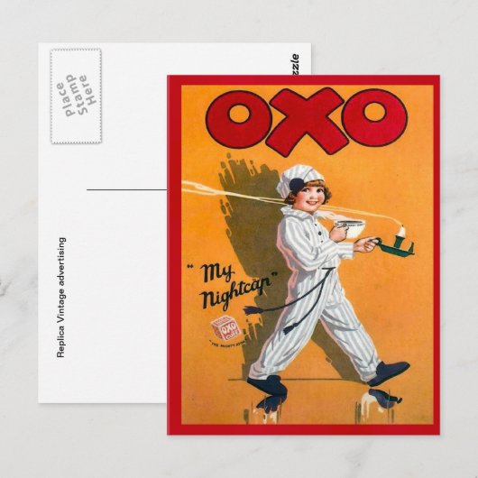  adverteren, Oxo, mijn nachtpat Briefkaart (Voorkant / Achterkant)